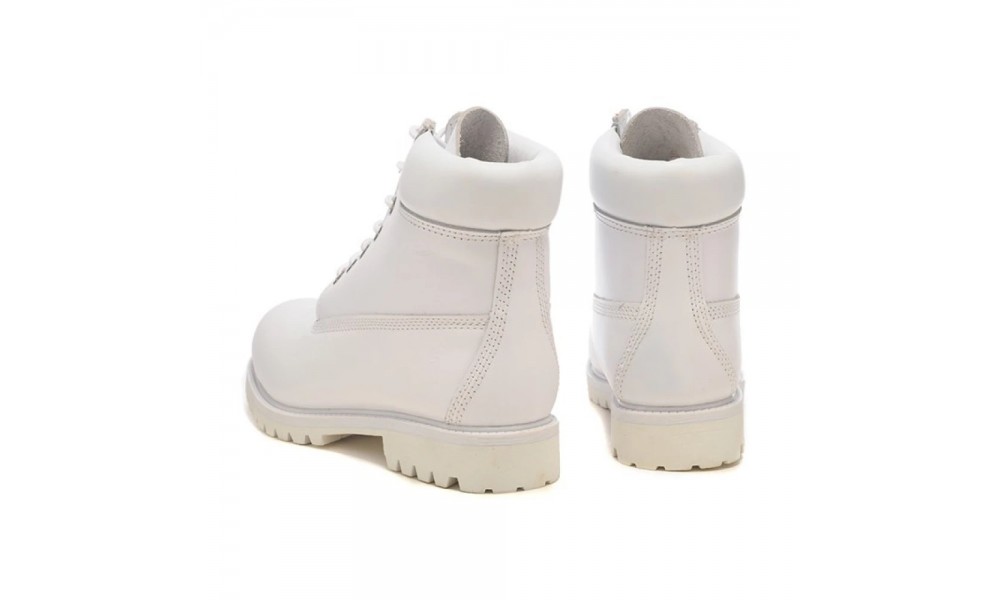 All white timbs discount